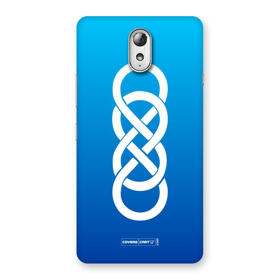 Double Infinity Blue Back Case for Lenovo Vibe P1M