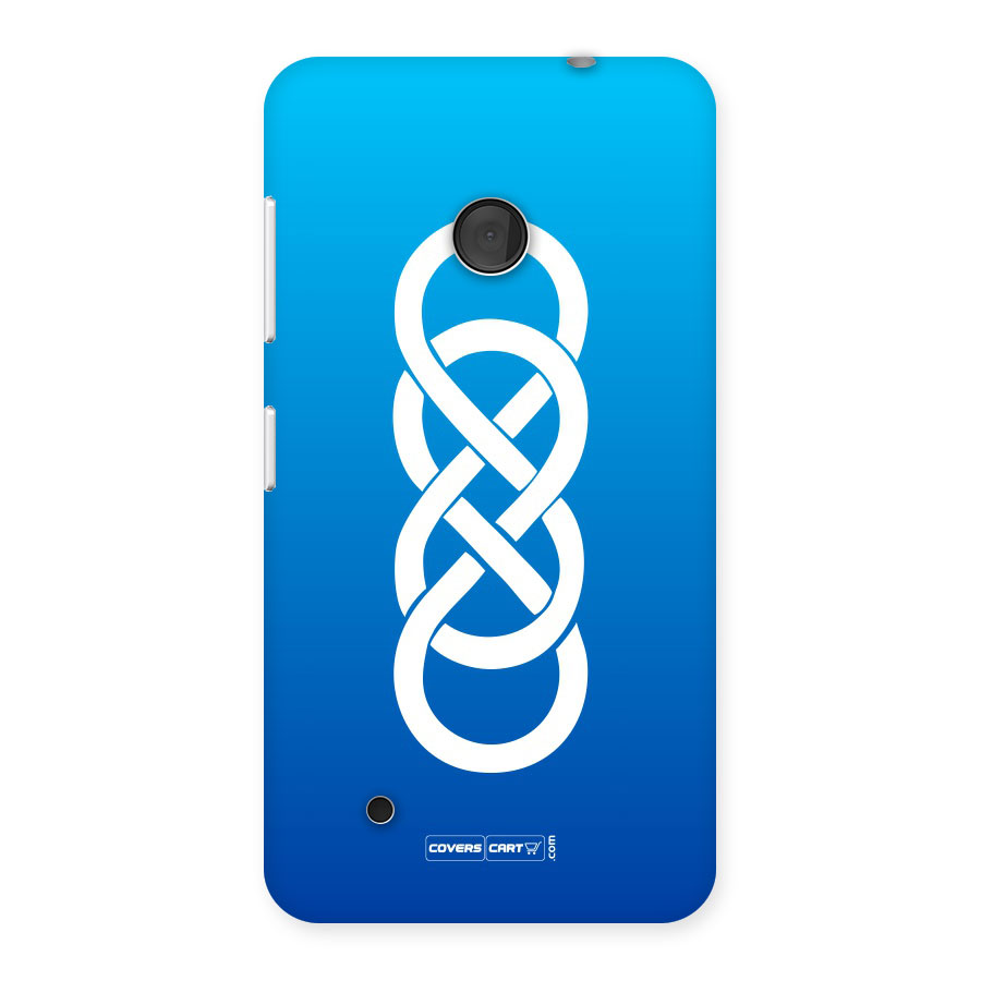 Double Infinity Blue Back Case for Lumia 530
