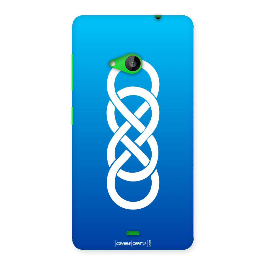 Double Infinity Blue Back Case for Lumia 535