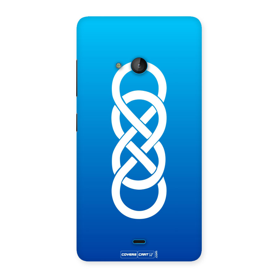Double Infinity Blue Back Case for Lumia 540