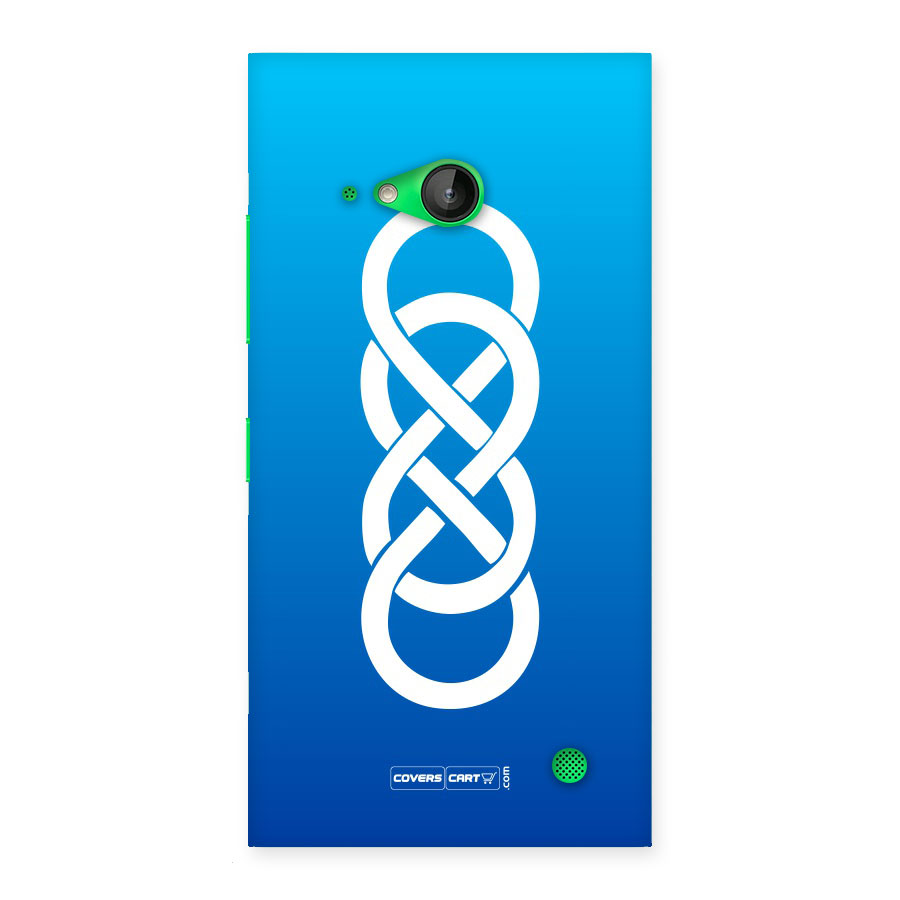 Double Infinity Blue Back Case for Lumia 730