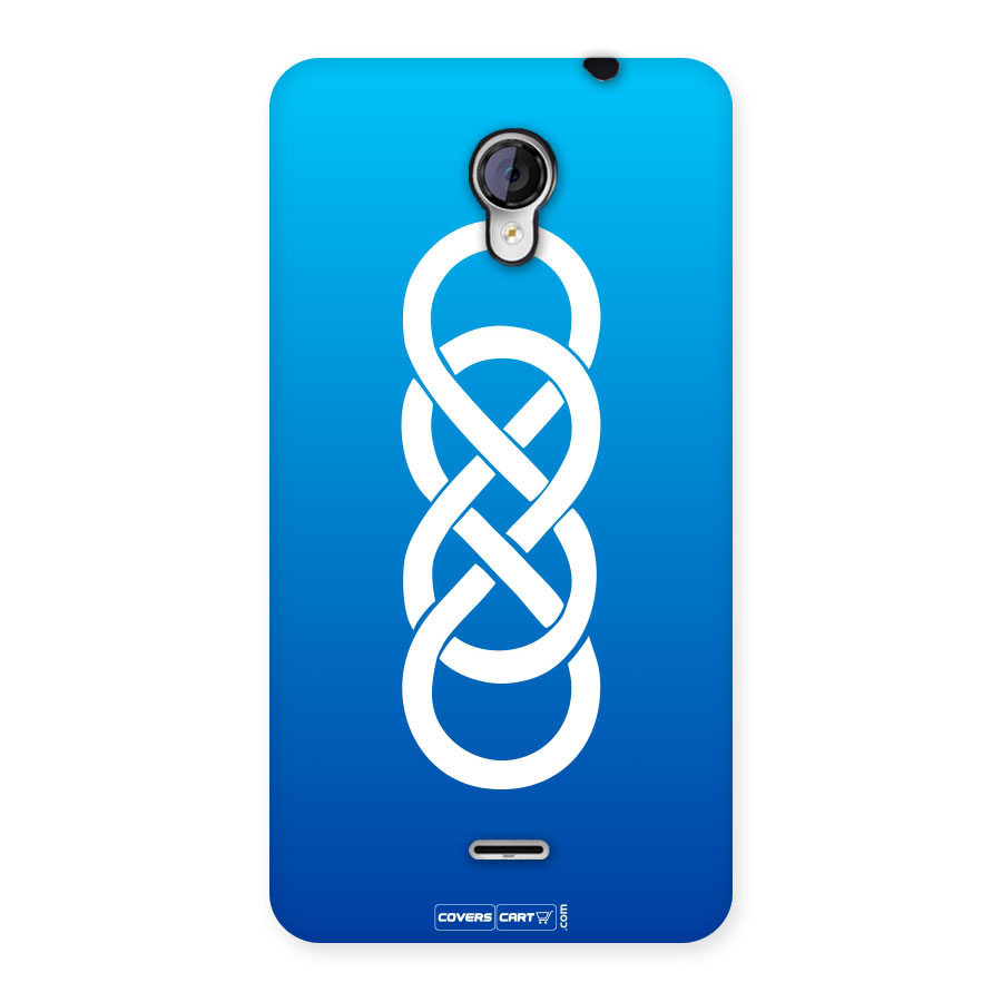 Double Infinity Blue Back Case for Micromax Unite 2 A106