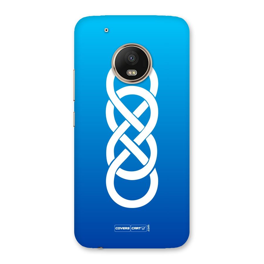 Double Infinity Blue Back Case for Moto G5 Plus