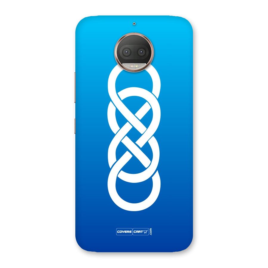 Double Infinity Blue Back Case for Moto G5s Plus
