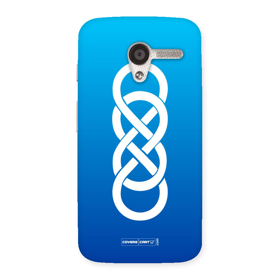 Double Infinity Blue Back Case for Moto X
