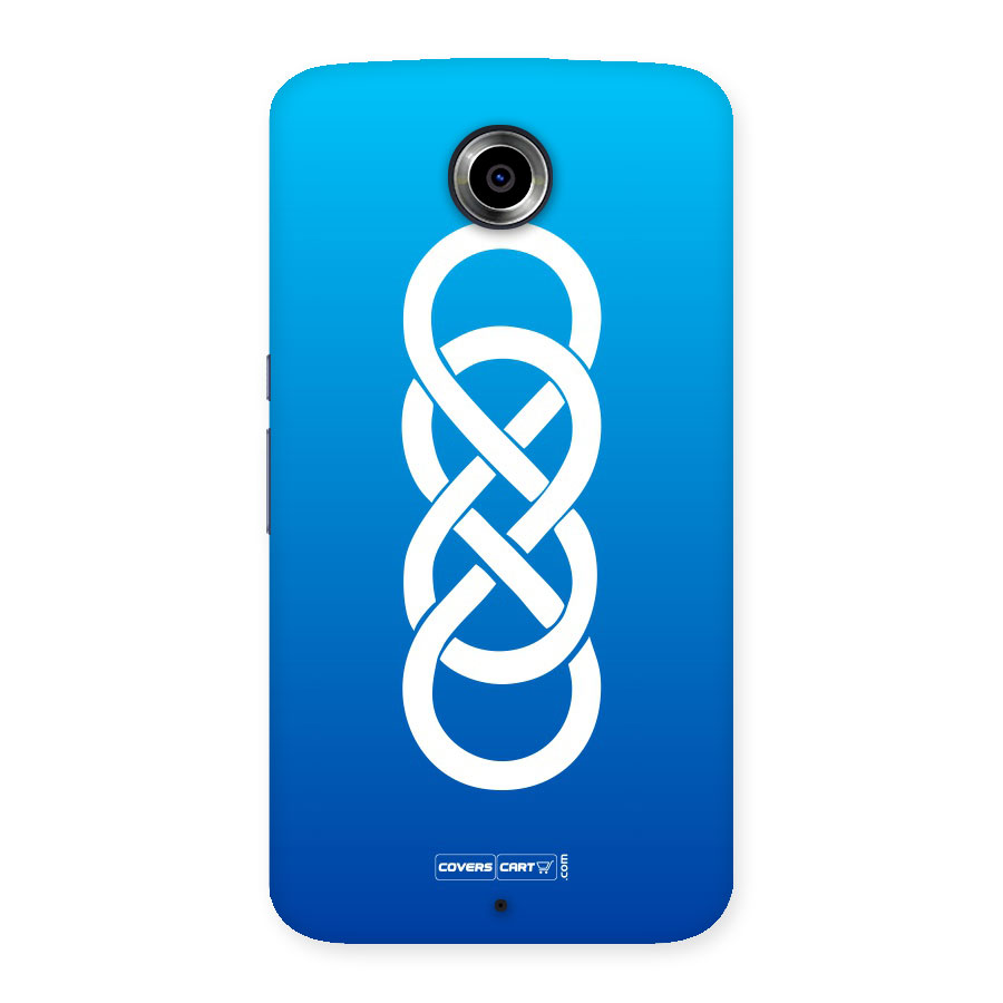 Double Infinity Blue Back Case for Nexus 6