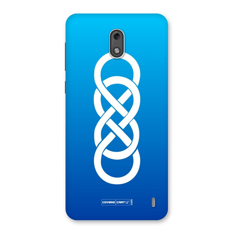 Double Infinity Blue Back Case for Nokia 2
