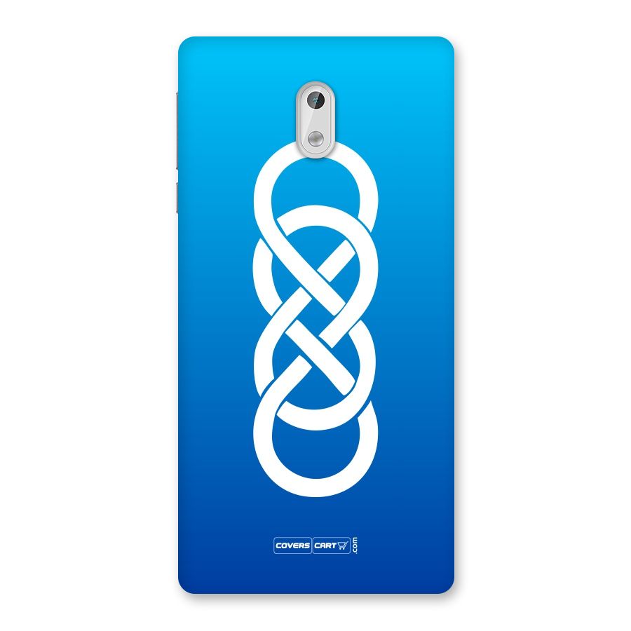 Double Infinity Blue Back Case for Nokia 3
