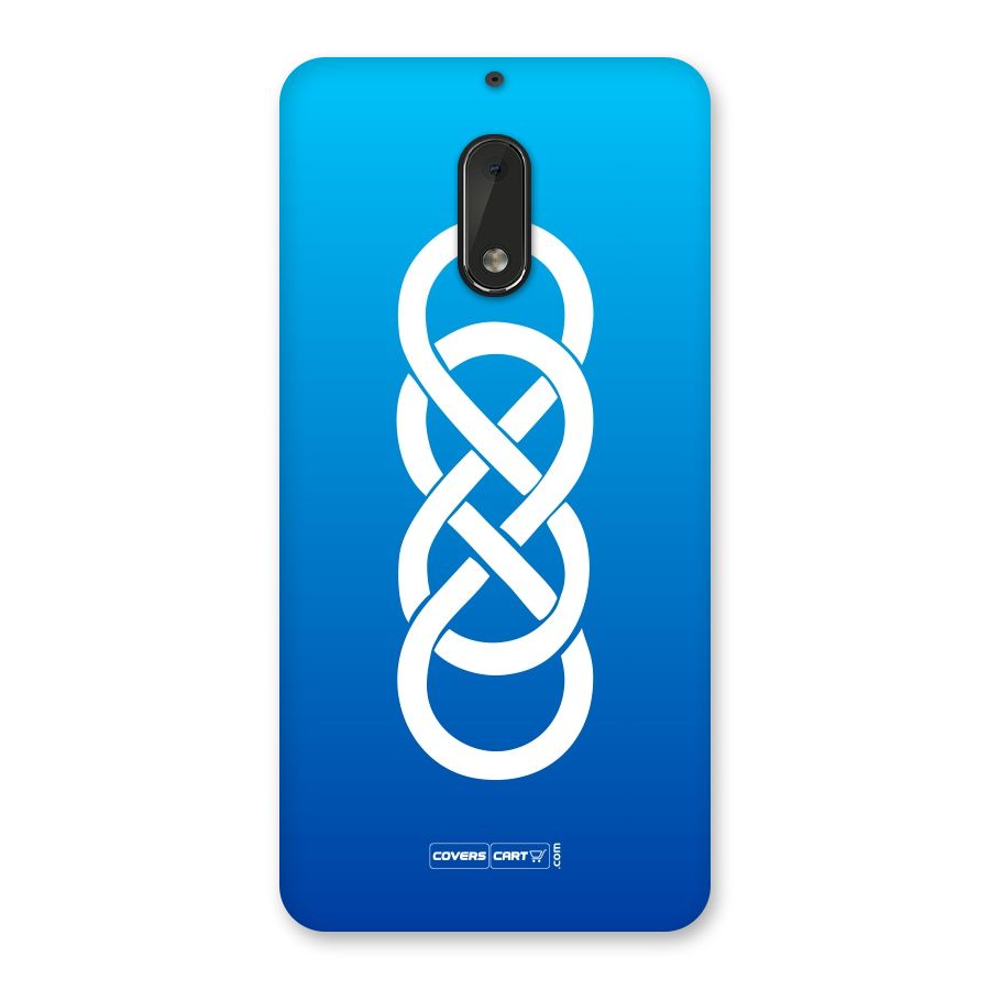 Double Infinity Blue Back Case for Nokia 6