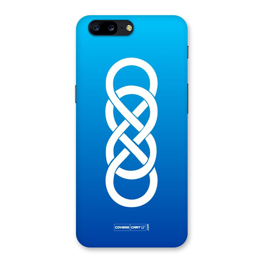 Double Infinity Blue Back Case for OnePlus 5