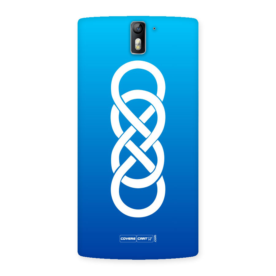 Double Infinity Blue Back Case for One Plus One