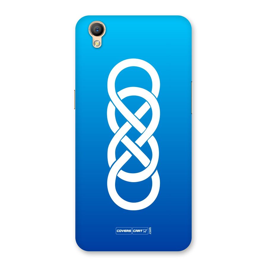 Double Infinity Blue Back Case for Oppo A37