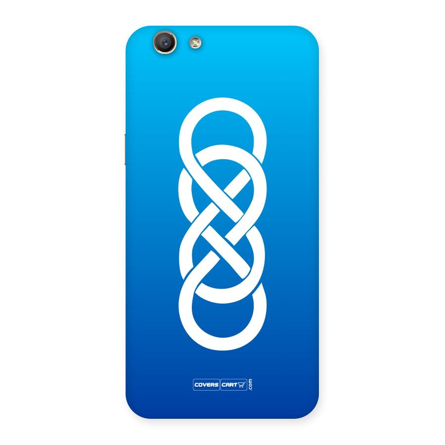Double Infinity Blue Back Case for Oppo F1s