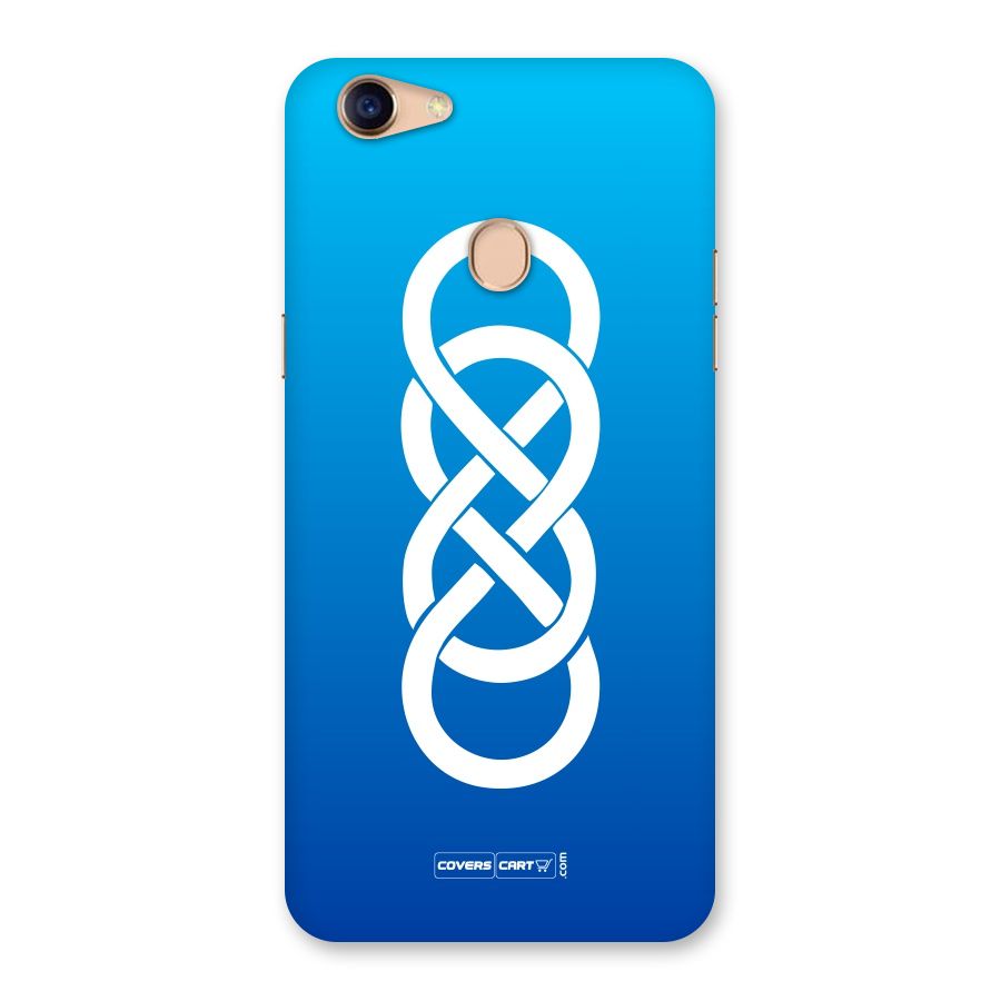 Double Infinity Blue Back Case for Oppo F5
