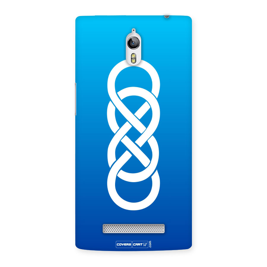 Double Infinity Blue Back Case for Oppo Find 7