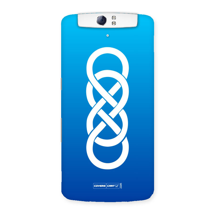Double Infinity Blue Back Case for Oppo N1