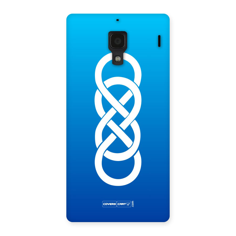 Double Infinity Blue Back Case for Redmi 1S