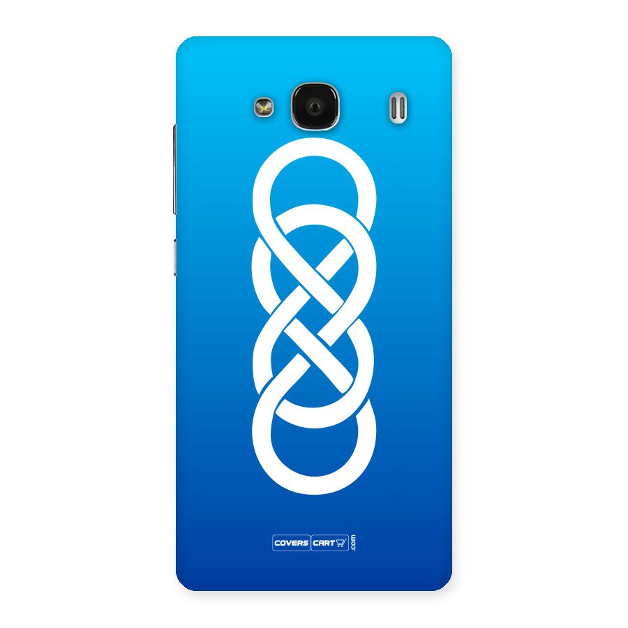 Double Infinity Blue Back Case for Redmi 2 Prime