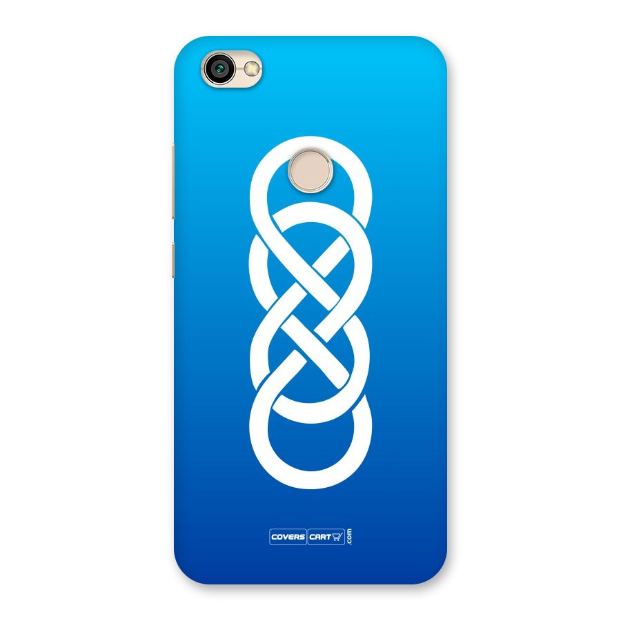 Double Infinity Blue Back Case for Redmi Y1 2017