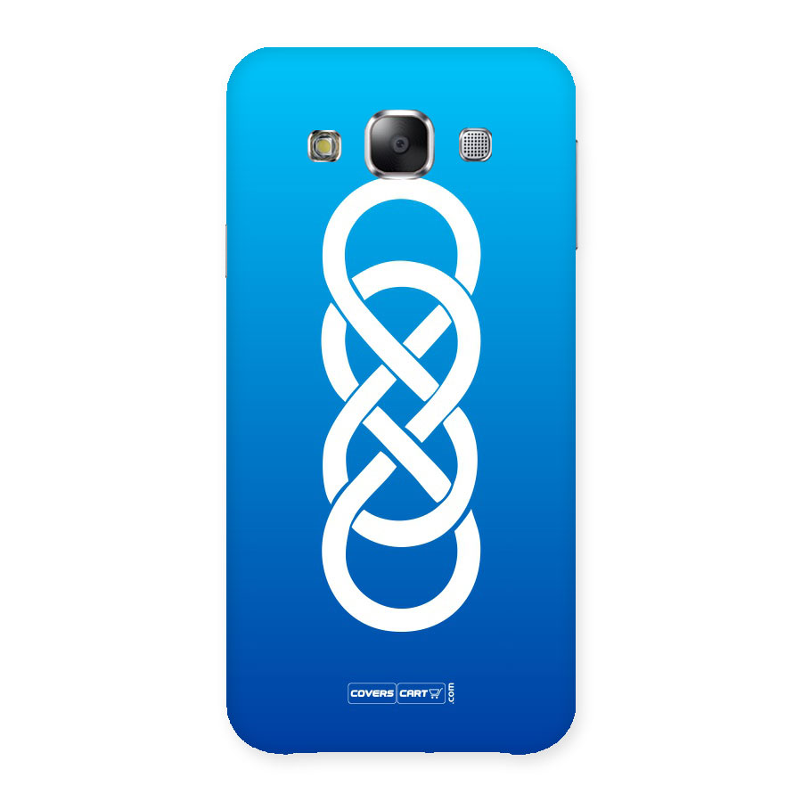 Double Infinity Blue Back Case for Samsung Galaxy E5