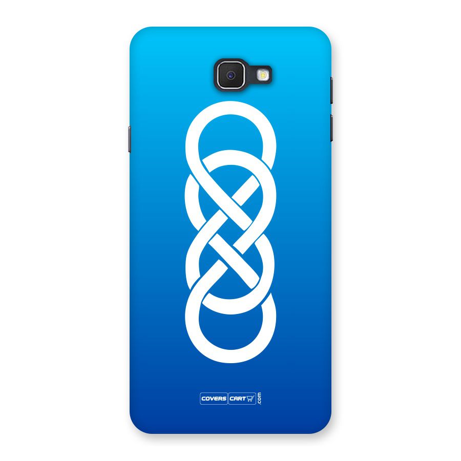 Double Infinity Blue Back Case for Samsung Galaxy J7 Prime