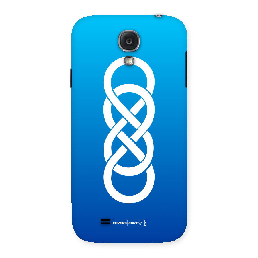 Double Infinity Blue Back Case for Samsung Galaxy S4