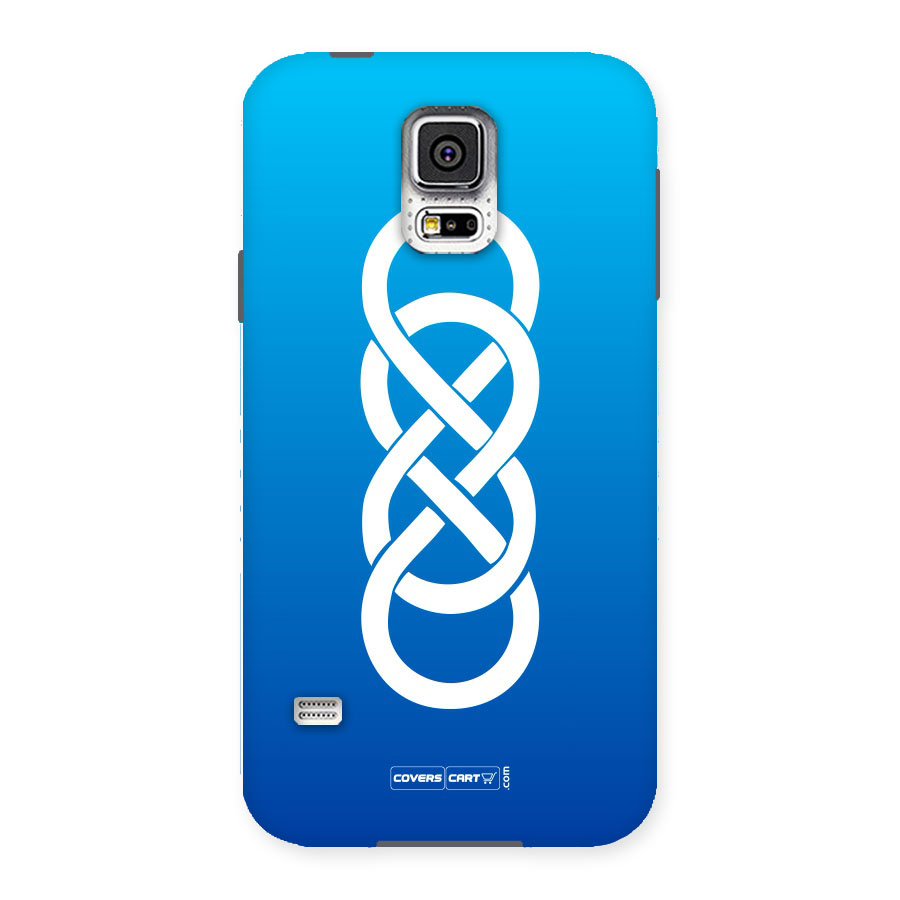 Double Infinity Blue Back Case for Samsung Galaxy S5