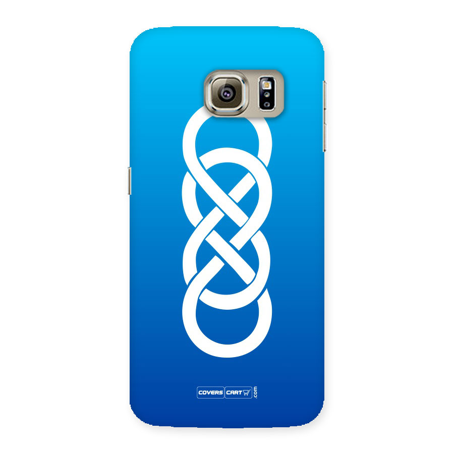 Double Infinity Blue Back Case for Samsung Galaxy S6 Edge Plus