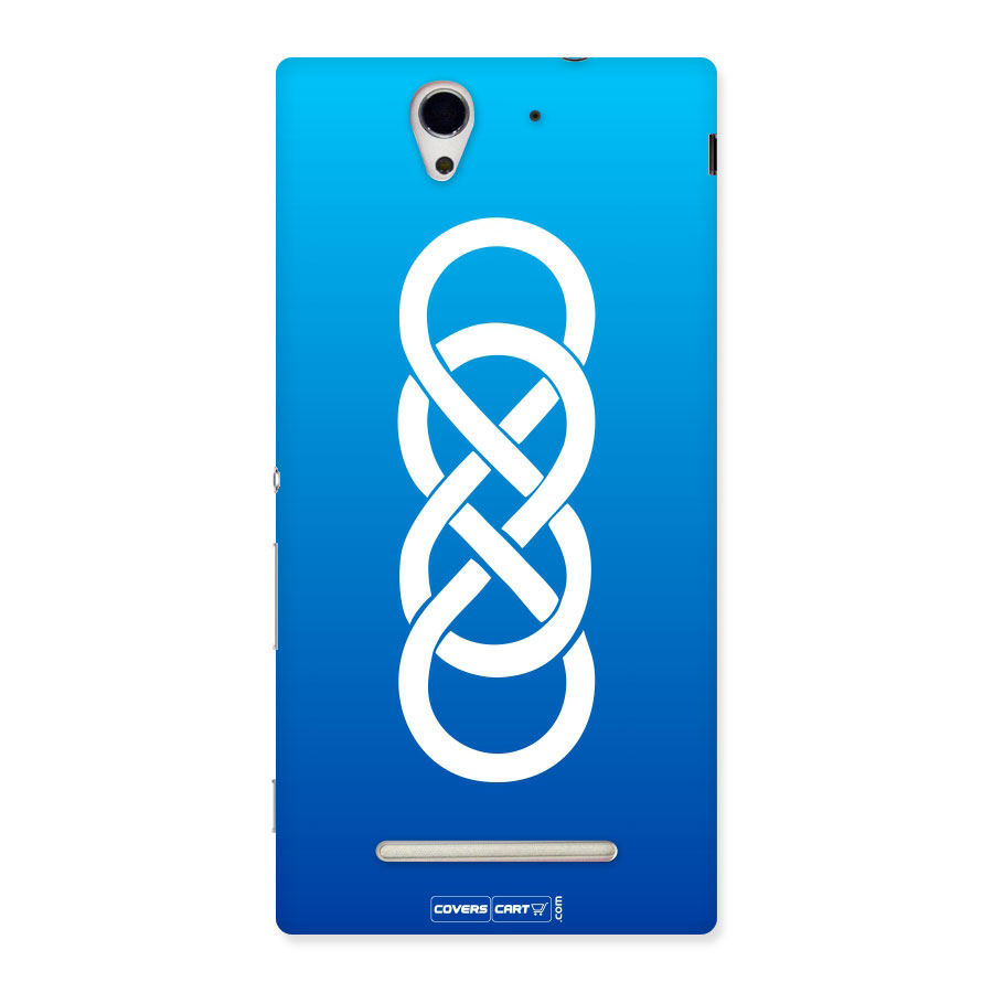 Double Infinity Blue Back Case for Sony Xperia C3