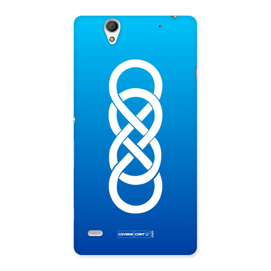 Double Infinity Blue Back Case for Sony Xperia C4