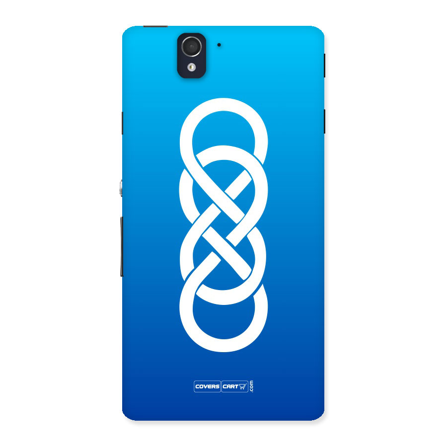 Double Infinity Blue Back Case for Sony Xperia Z