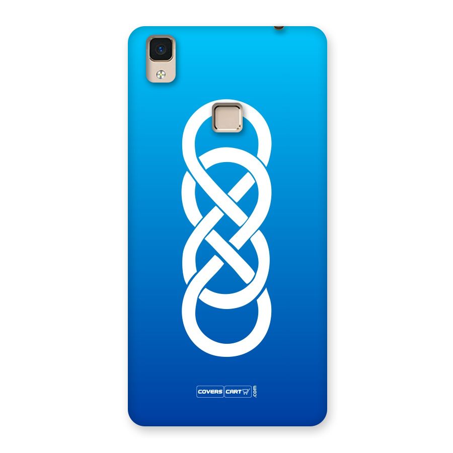 Double Infinity Blue Back Case for V3 Max