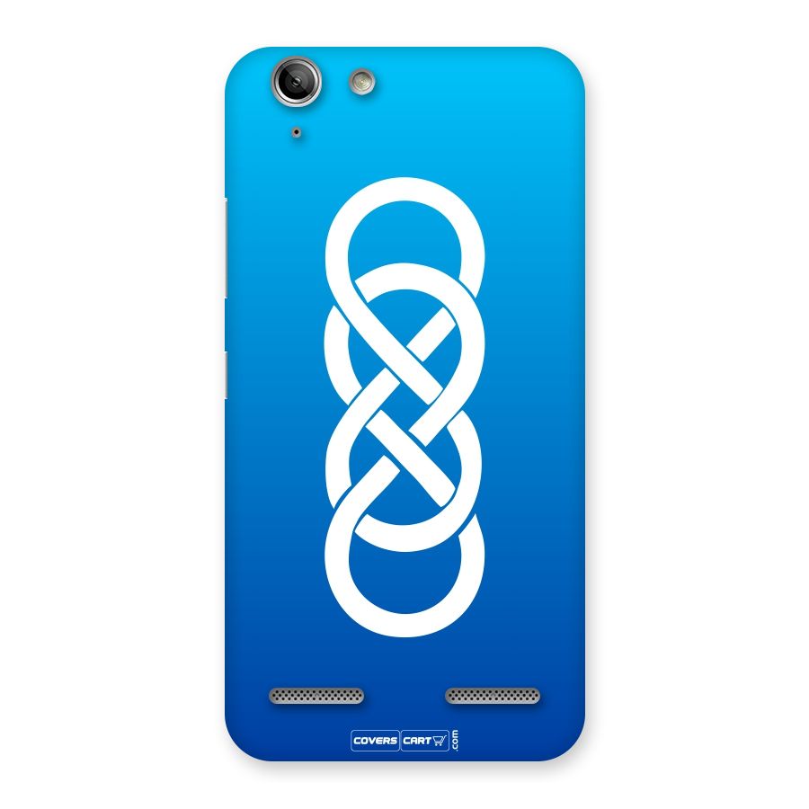 Double Infinity Blue Back Case for Vibe K5 Plus
