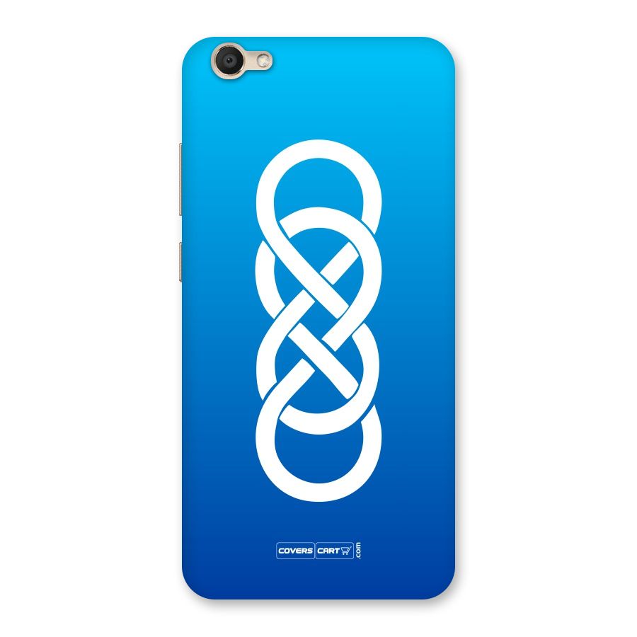Double Infinity Blue Back Case for Vivo V5