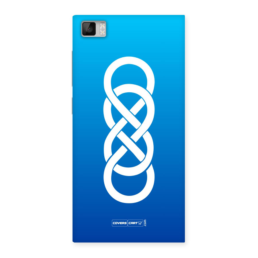 Double Infinity Blue Back Case for Xiaomi Mi3