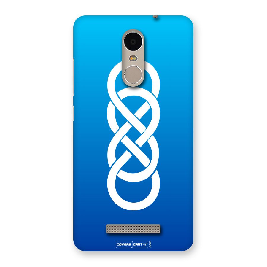 Double Infinity Blue Back Case for Xiaomi Redmi Note 3