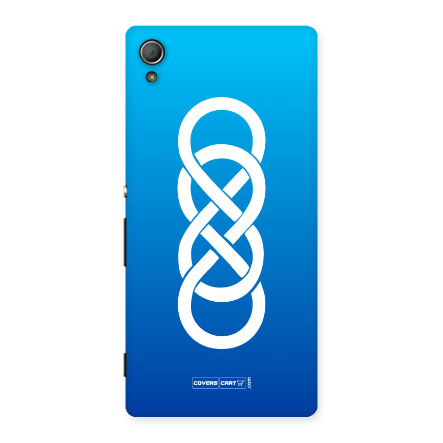 Double Infinity Blue Back Case for Xperia Z4