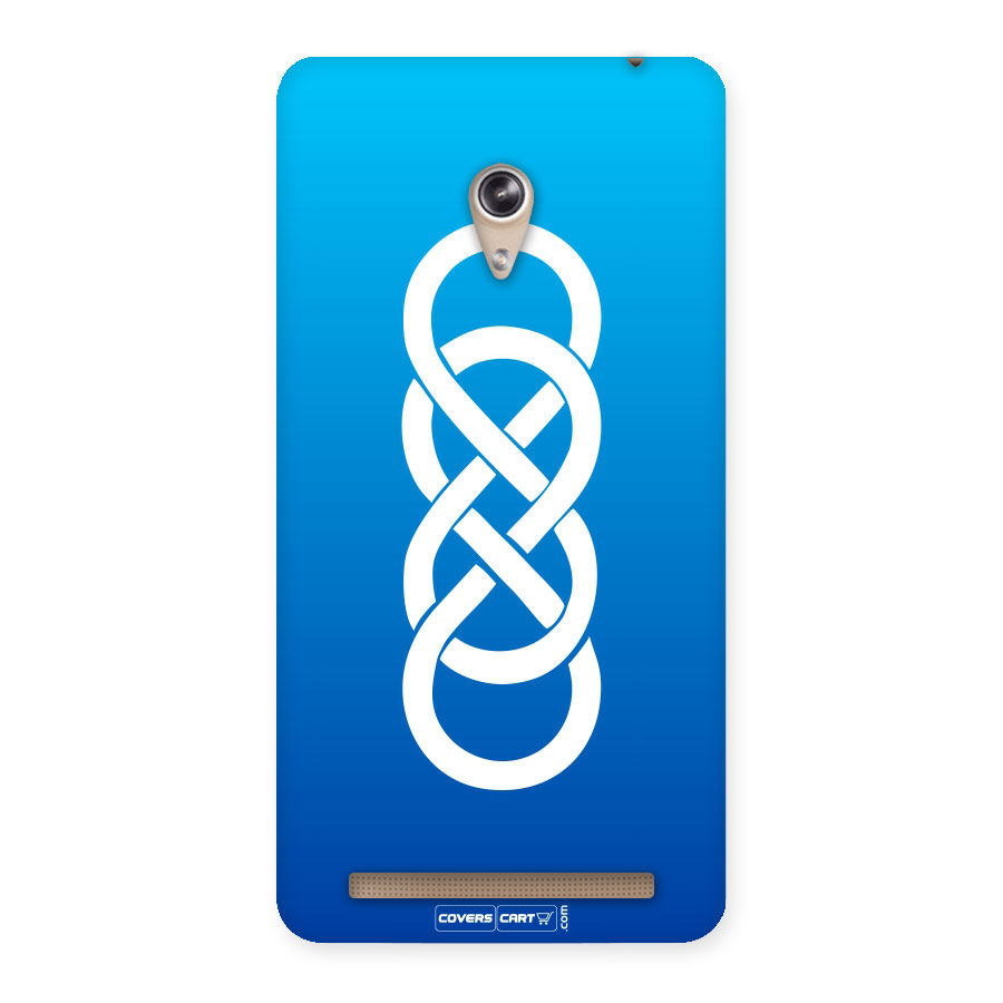 Double Infinity Blue Back Case for Zenfone 6