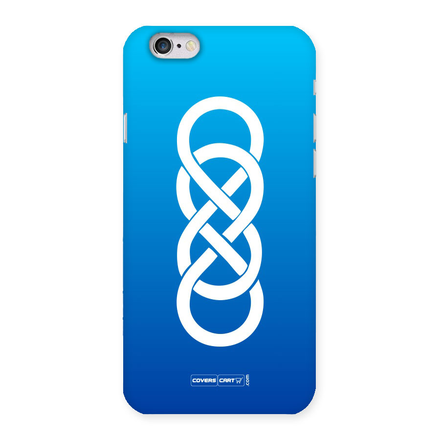 Double Infinity Blue Back Case for iPhone 6 6S