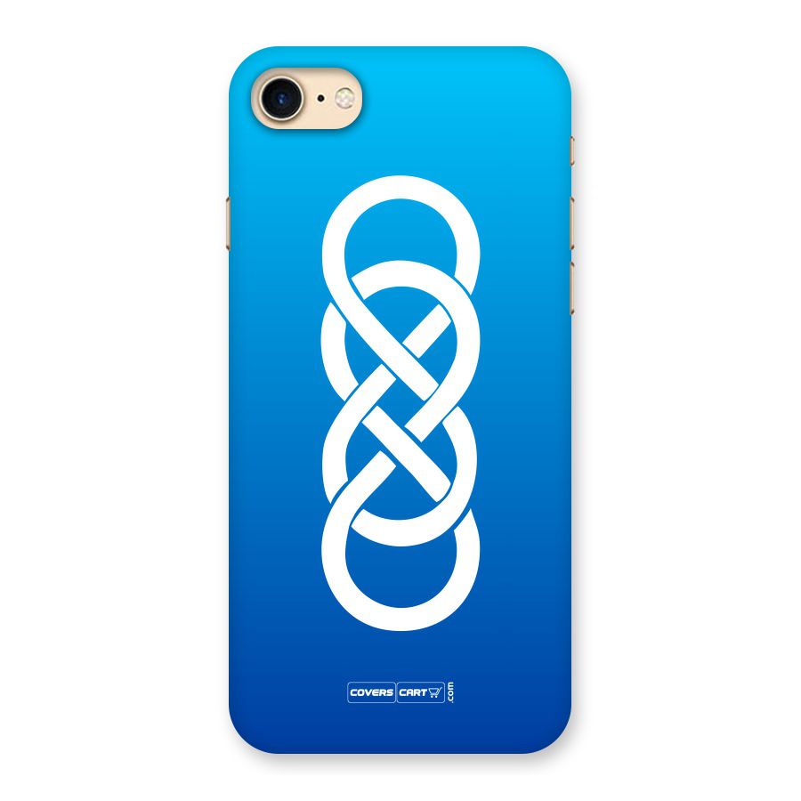 Double Infinity Blue Back Case for iPhone 7