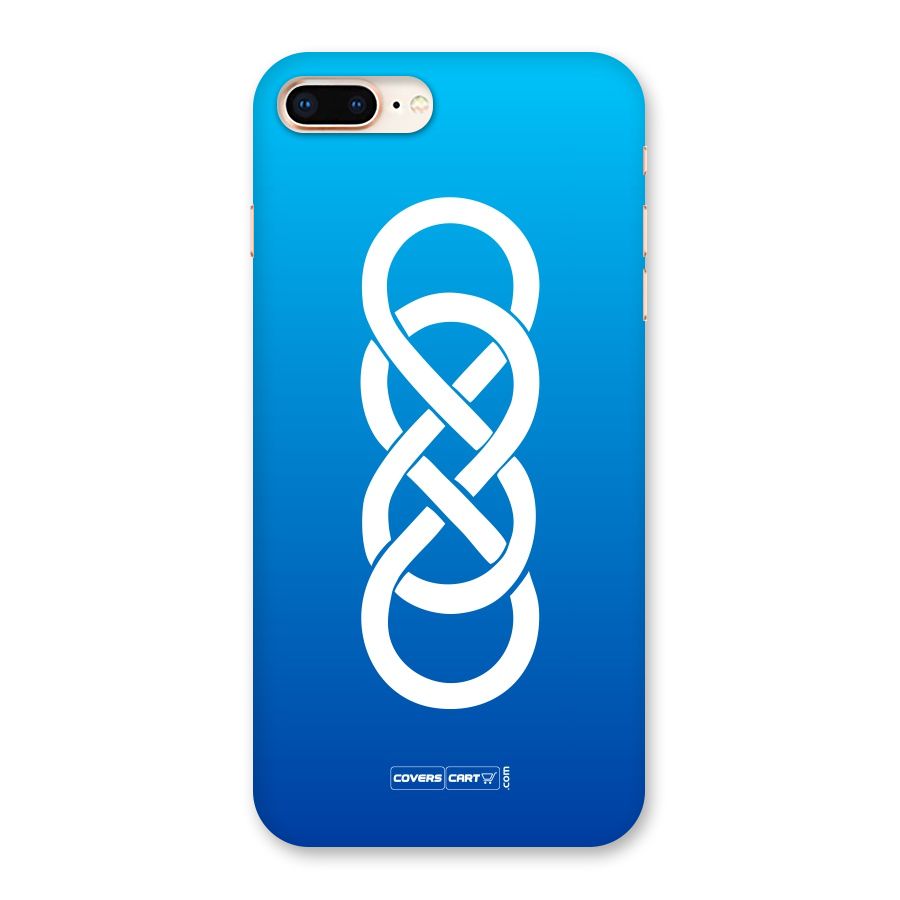 Double Infinity Blue Back Case for iPhone 8 Plus
