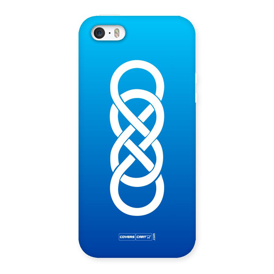 Double Infinity Blue Back Case for iPhone SE