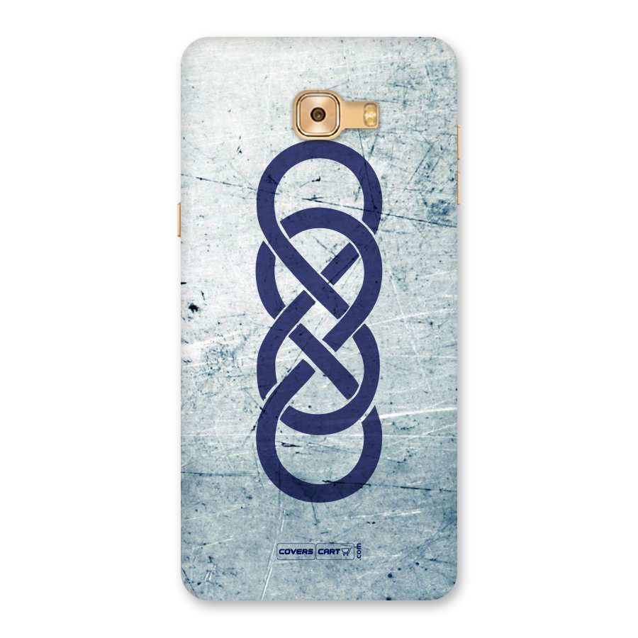 Double Infinity Rough Back Case for Galaxy C9 Pro