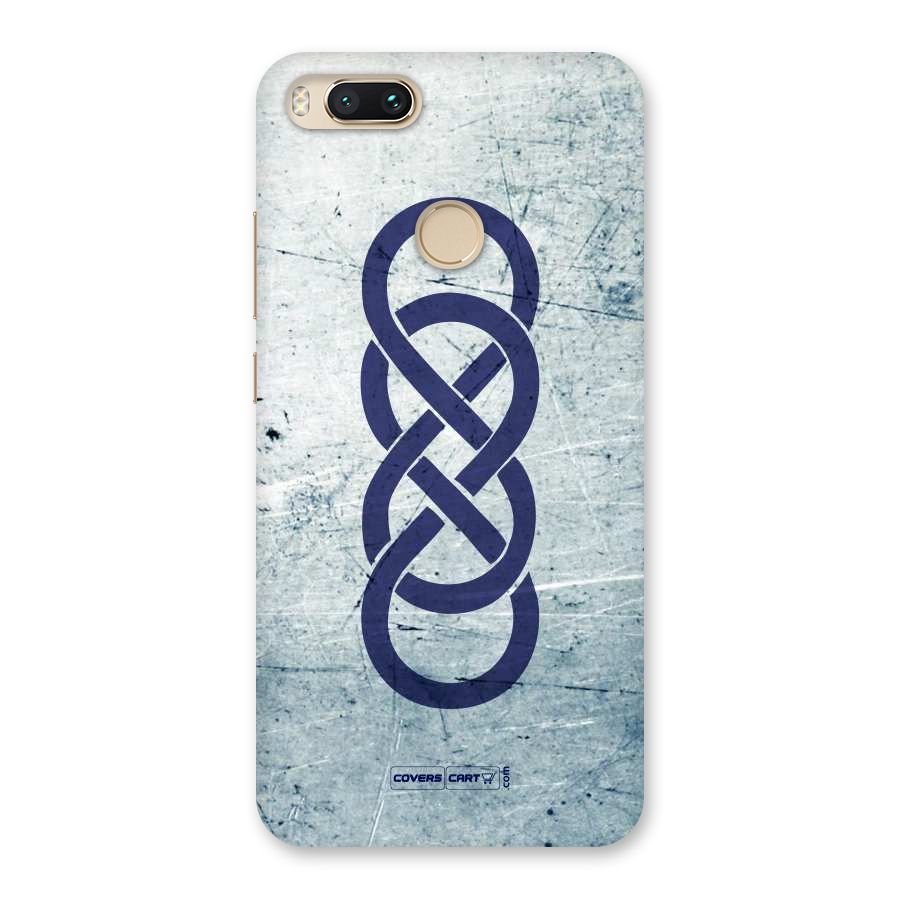 Double Infinity Rough Back Case for Mi A1
