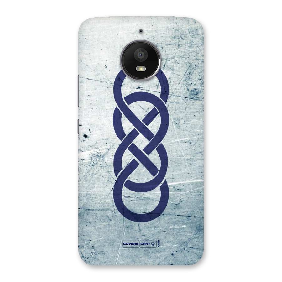 Double Infinity Rough Back Case for Moto E4 Plus