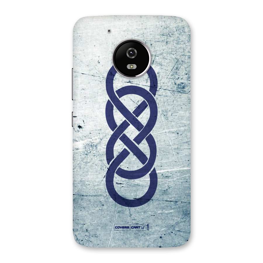 Double Infinity Rough Back Case for Moto G5