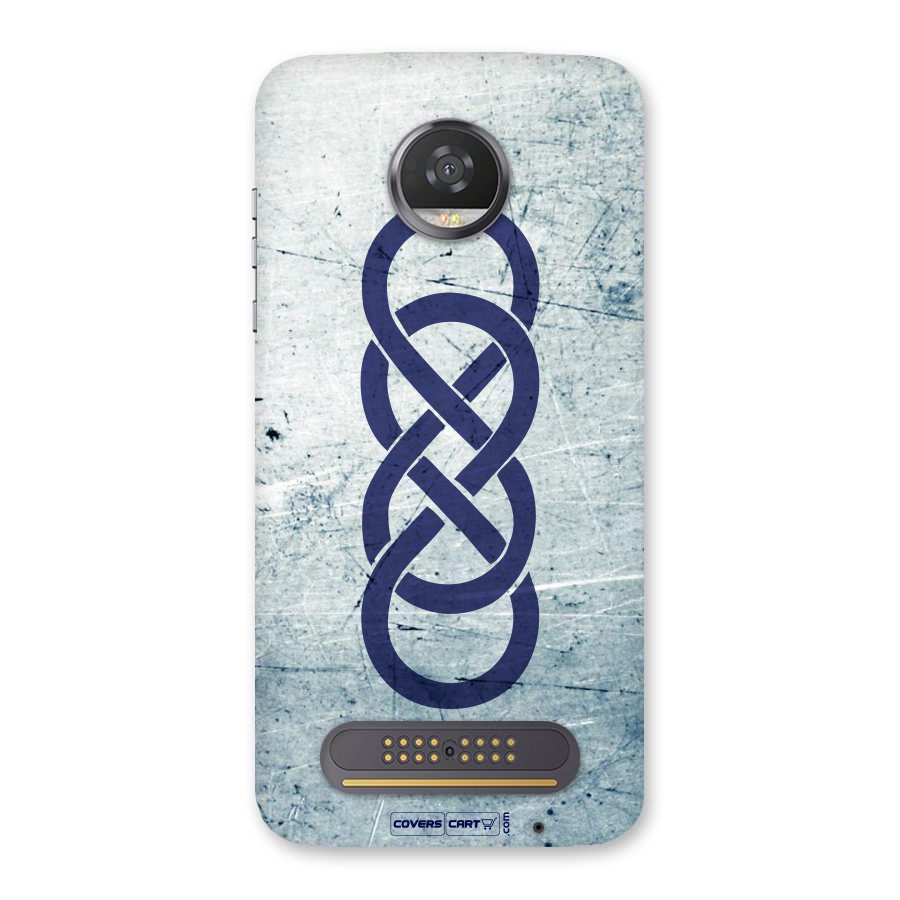 Double Infinity Rough Back Case for Moto Z2 Play