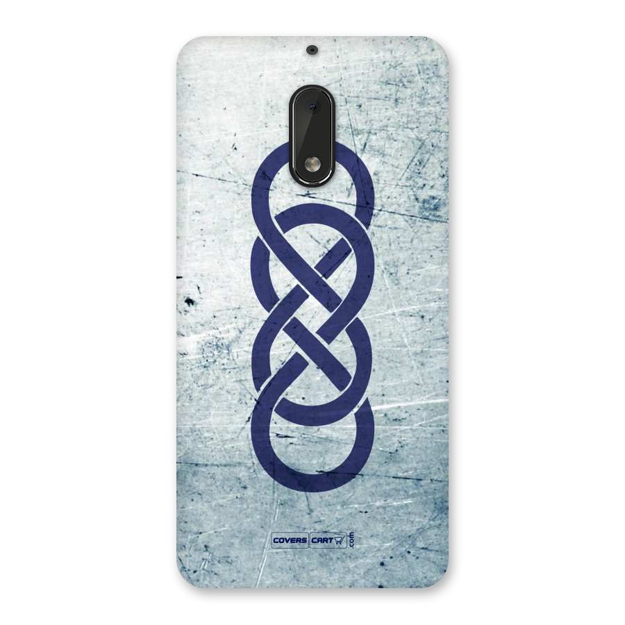 Double Infinity Rough Back Case for Nokia 6