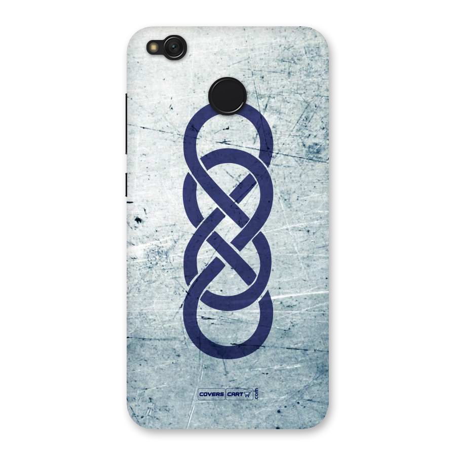 Double Infinity Rough Back Case for Redmi 4