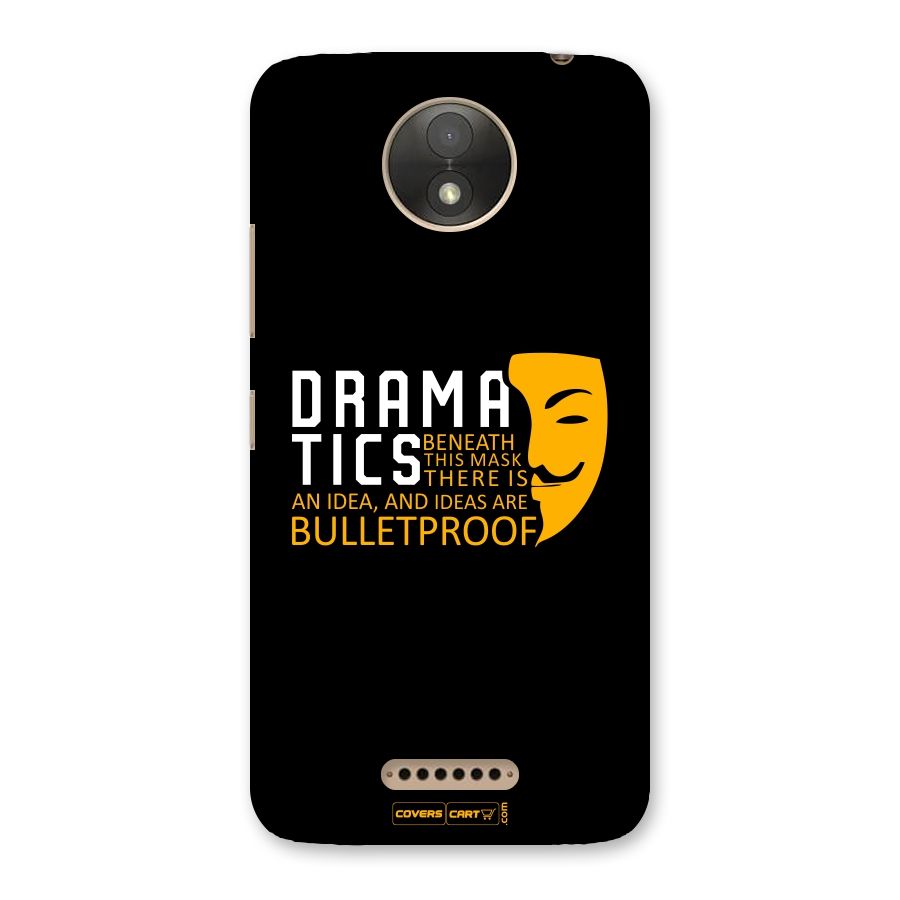 Dramatics Back Case for Moto C Plus